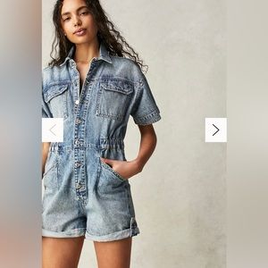 We The Free by Free People Marci Cuffed Coveralls